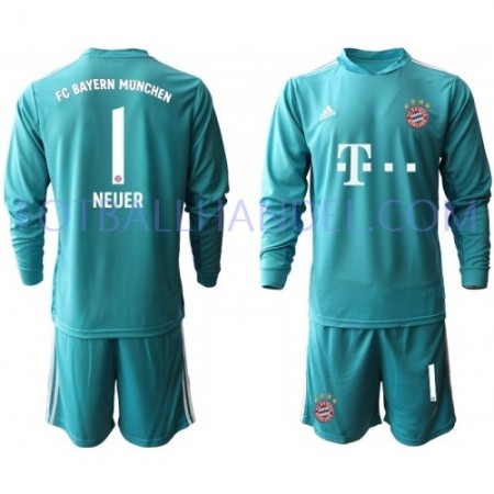 Barn Fotballdrakter Keeper Bayern München Manuel Neuer 1 Hjemme 2020-21 Langermet